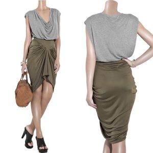 Alexander wang contrast jersey knit dress